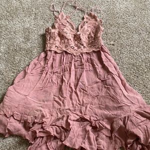 Free People Adela Slip Dress